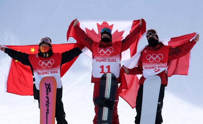 Snowboarder Max Parrot soars to Canada's 1st gold medal at Beijing Olympics, McMorris adds bronze