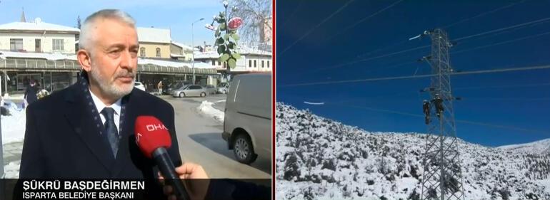 Kar yağışı hayatı felç etti Isparta Belediye Başkanı son durumu aktardı