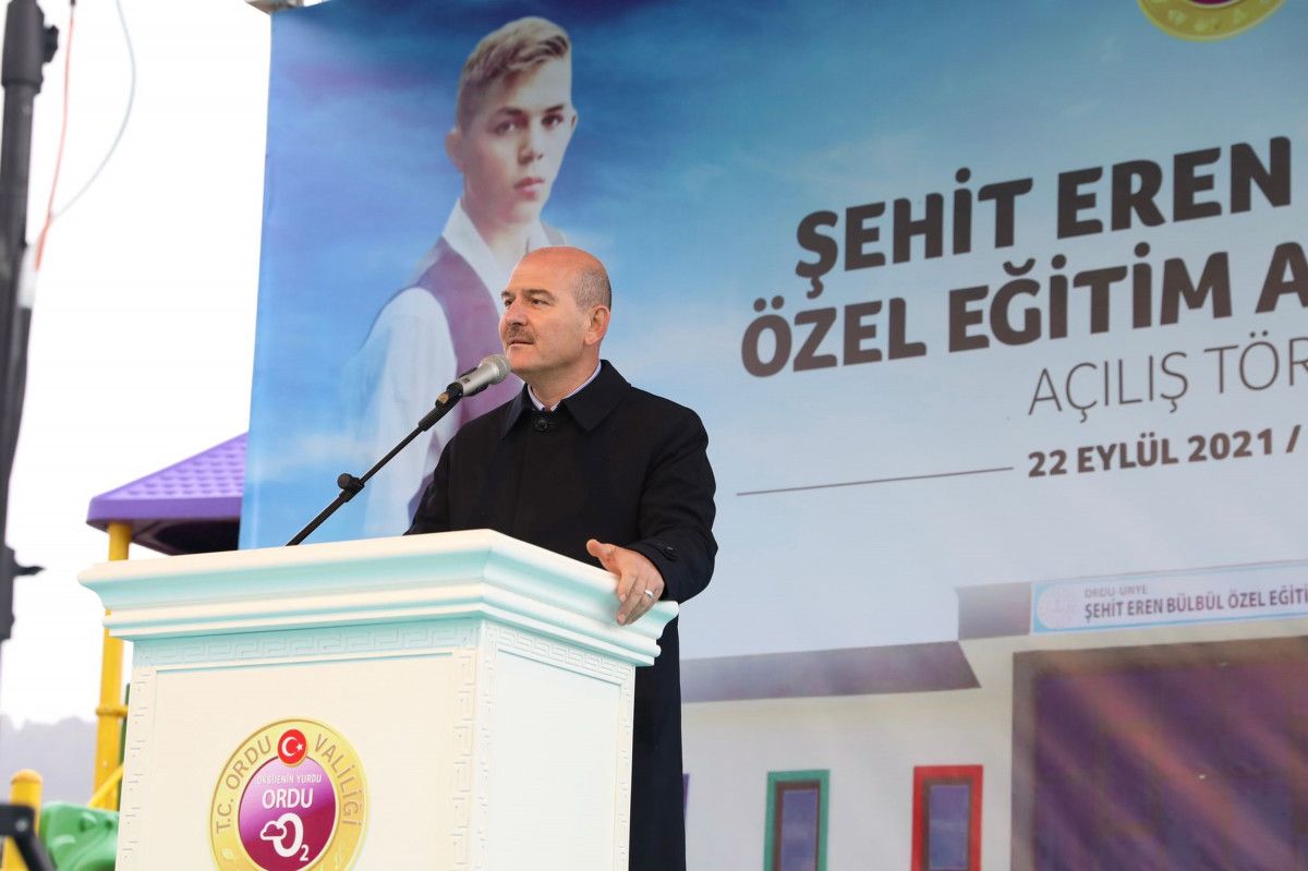 Süleyman Soylu, Eren Bülbül adına yapılan okulun açılışına katıldı #5