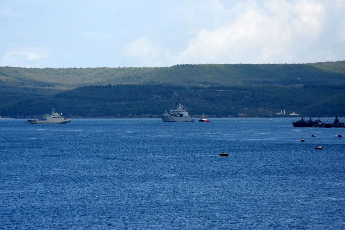 Boğazdan geçen NATO savaş gemileri, Çanakkale ye ulaştı #6