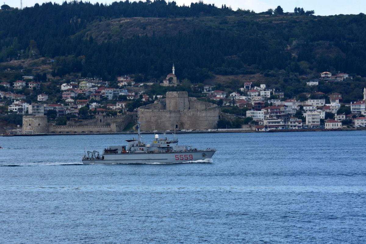 Boğazdan geçen NATO savaş gemileri, Çanakkale ye ulaştı #9