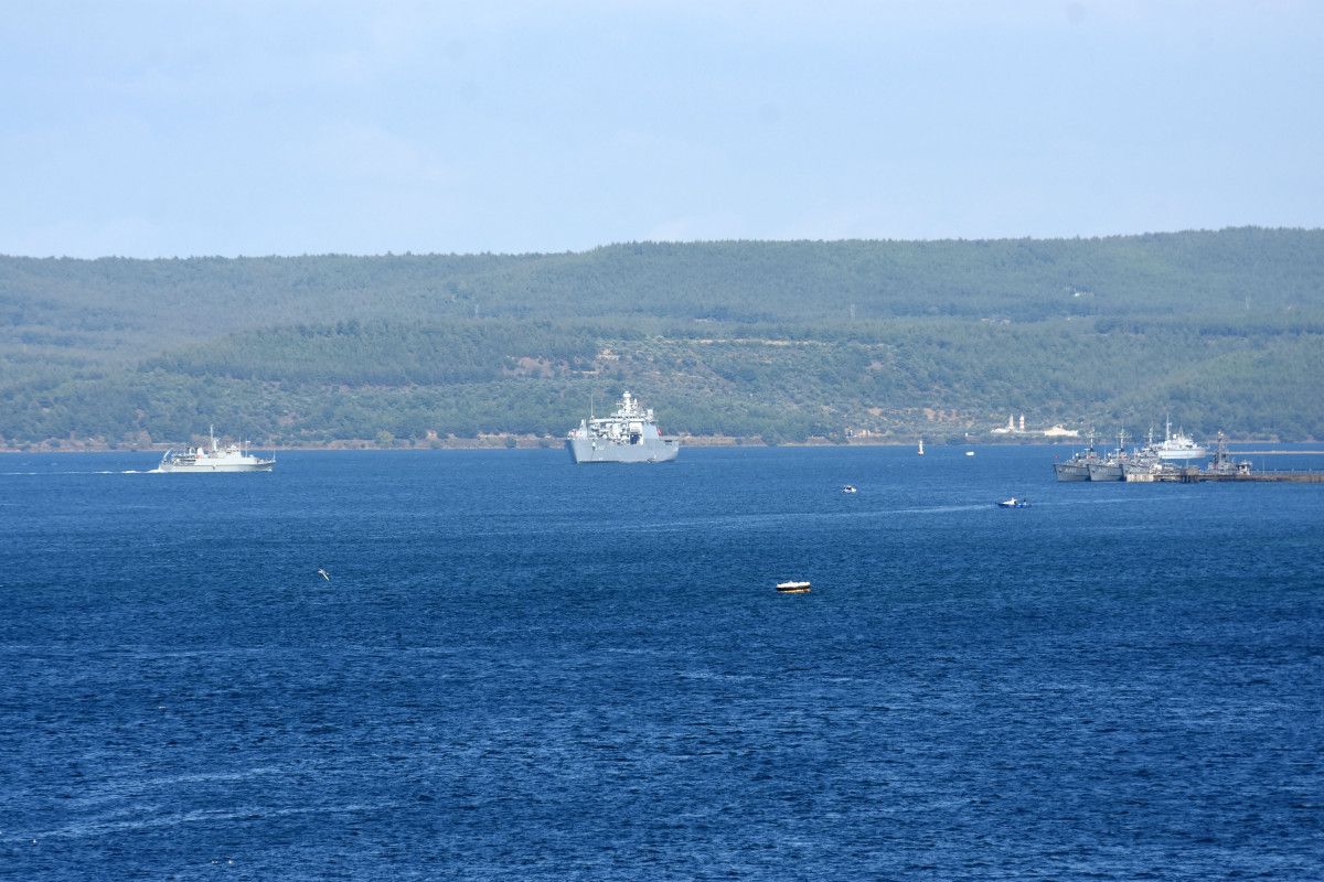 Boğazdan geçen NATO savaş gemileri, Çanakkale ye ulaştı #5