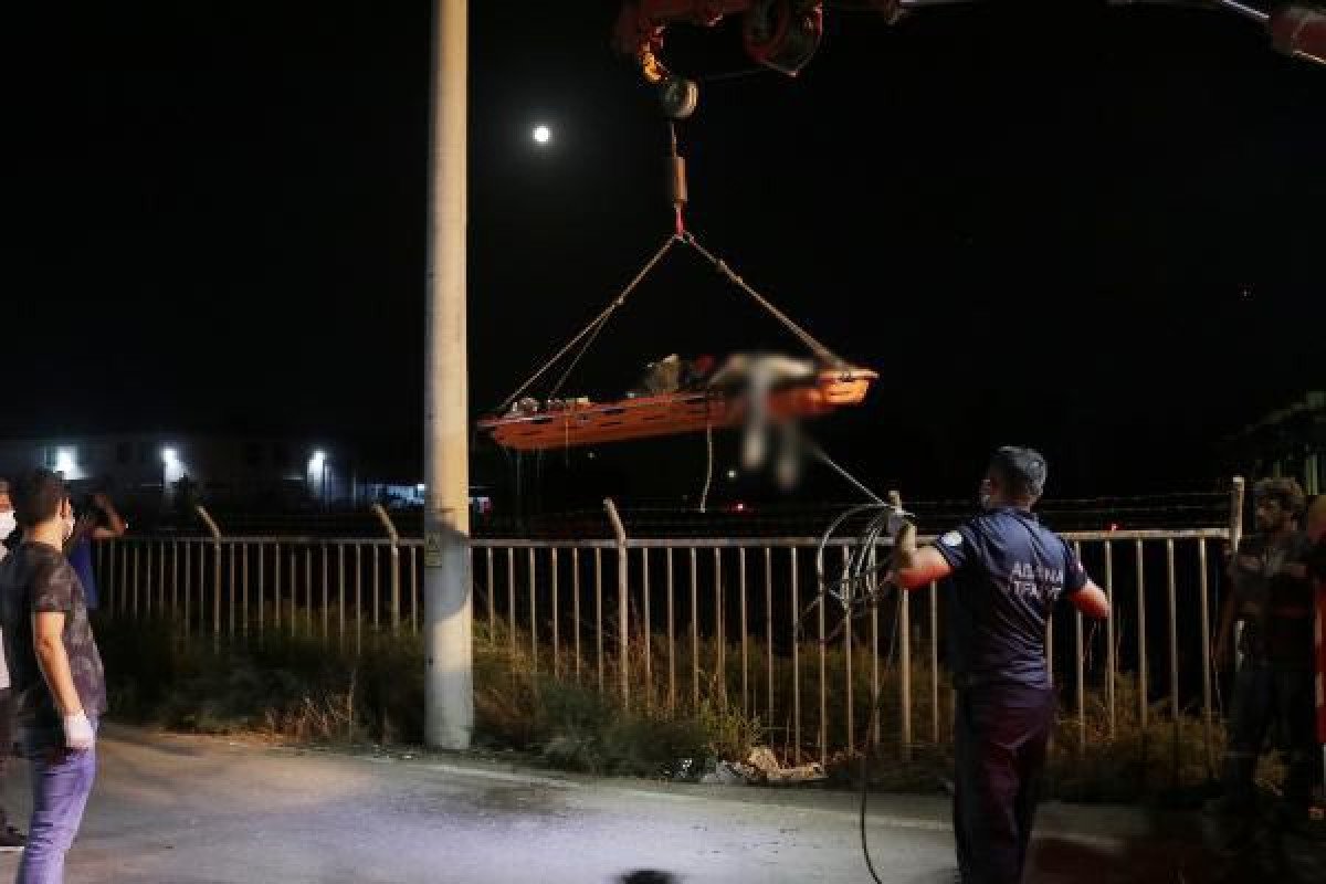 Adana da kayıp şahsın cesedi sulama kanalında bulundu #1