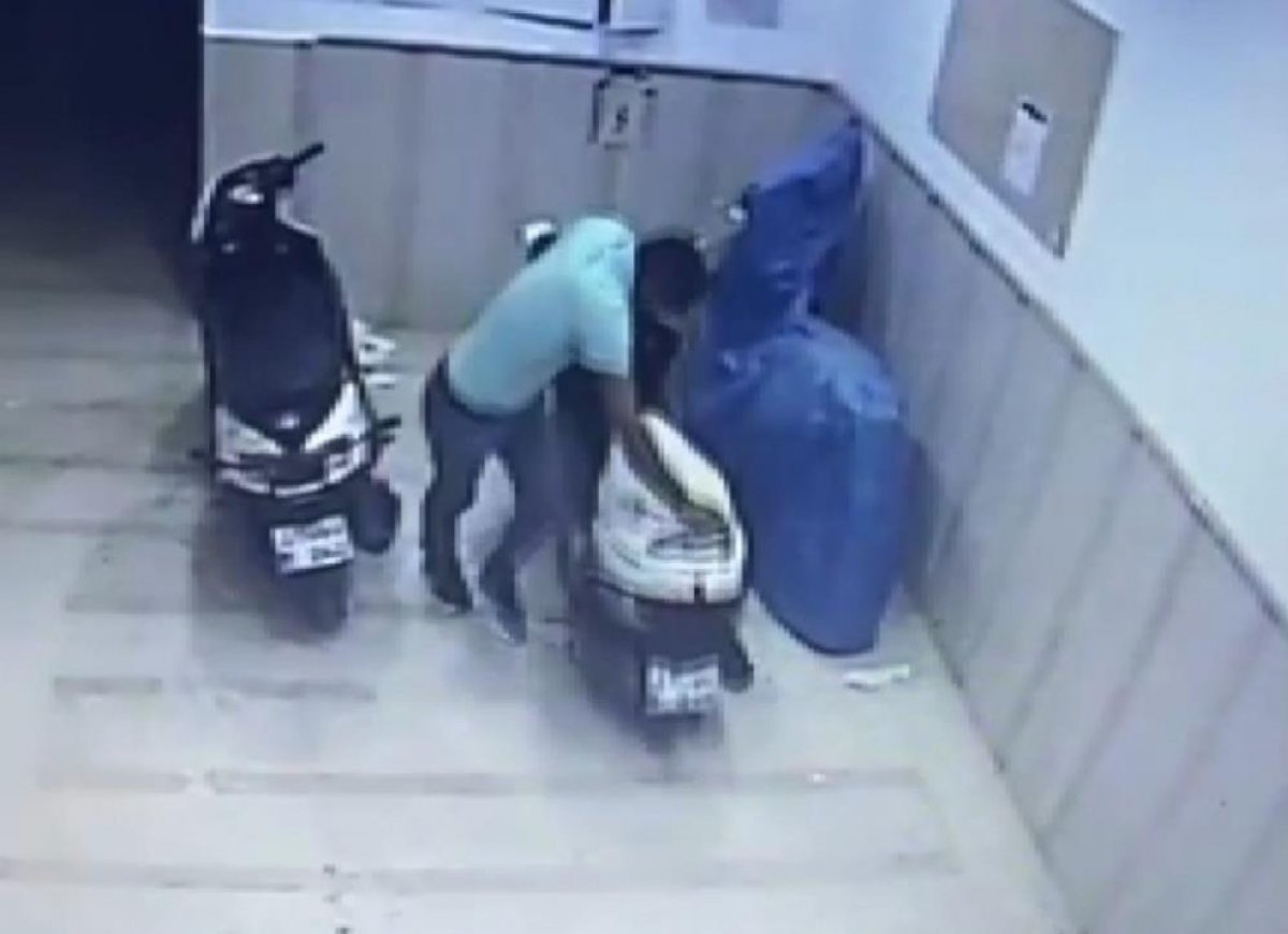 Gaziantep te hırsızlar, kendilerinden saklanan motosikletleri çaldı #3