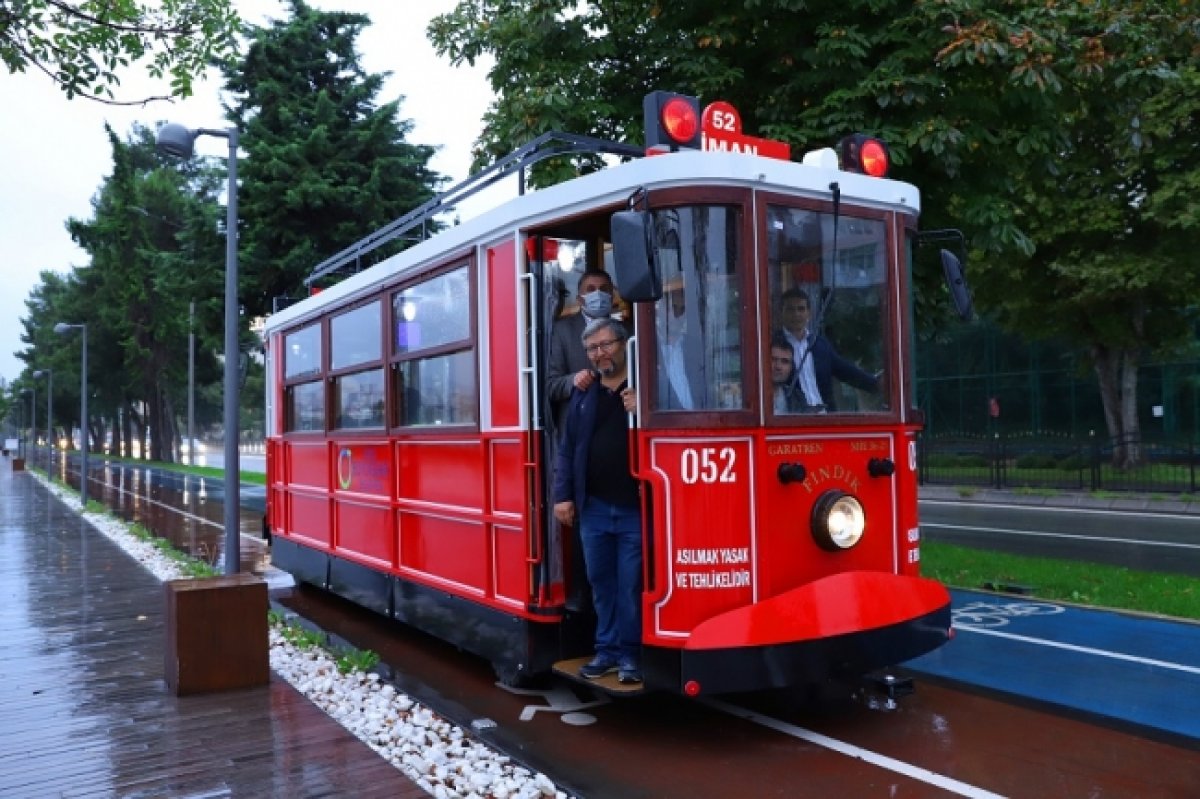 Ordu da nostaljik tramvay hizmete girdi #3