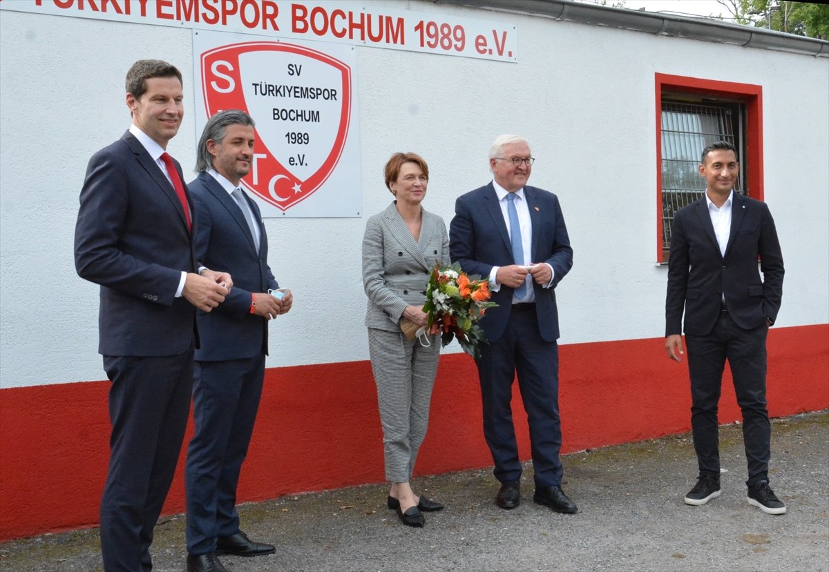 Almanya Cumhurbaşkanı Steinmeier den Türkiyemspor kulübüne ziyaret #5