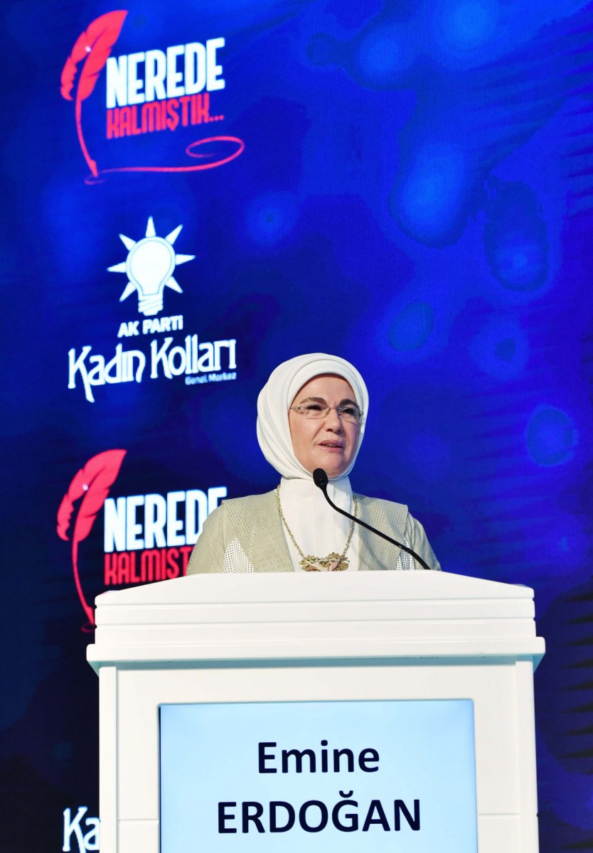 Emine Erdoğan: Eğitimleri yarıda kalan kadınlarımız okula devam edecek #6