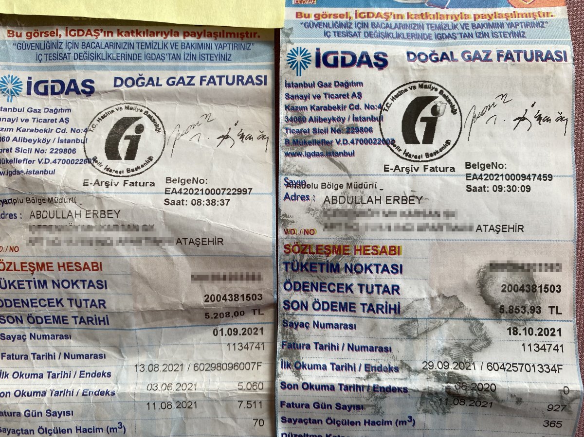 İstanbul da doğalgaz faturası 5 bin lira gelen adam bir şok daha yaşadı #1
