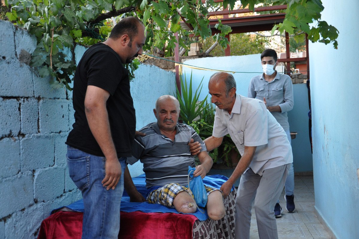 Gaziantep’te, ayakları kesilen adamın akülü sandalye çağrısı #4