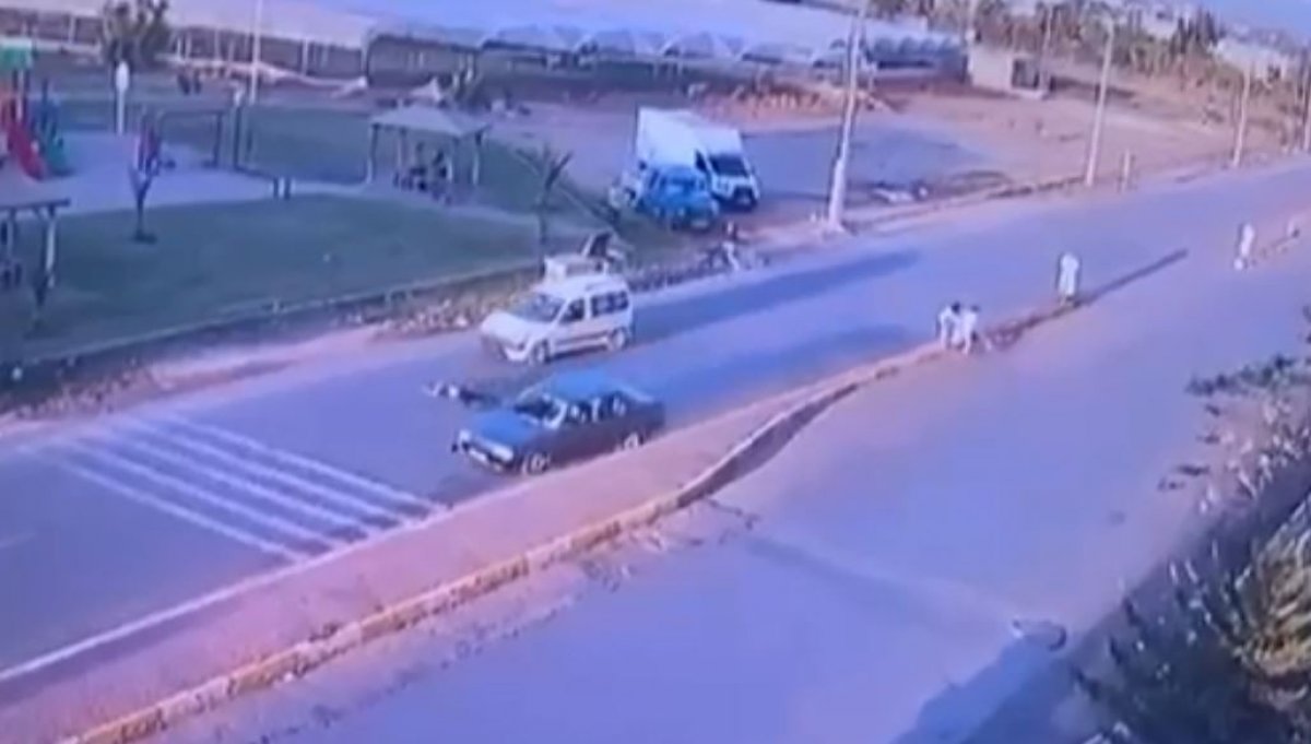 Antalya da 14 yaşındaki çocuğun öldüğü feci kaza kamerada #3