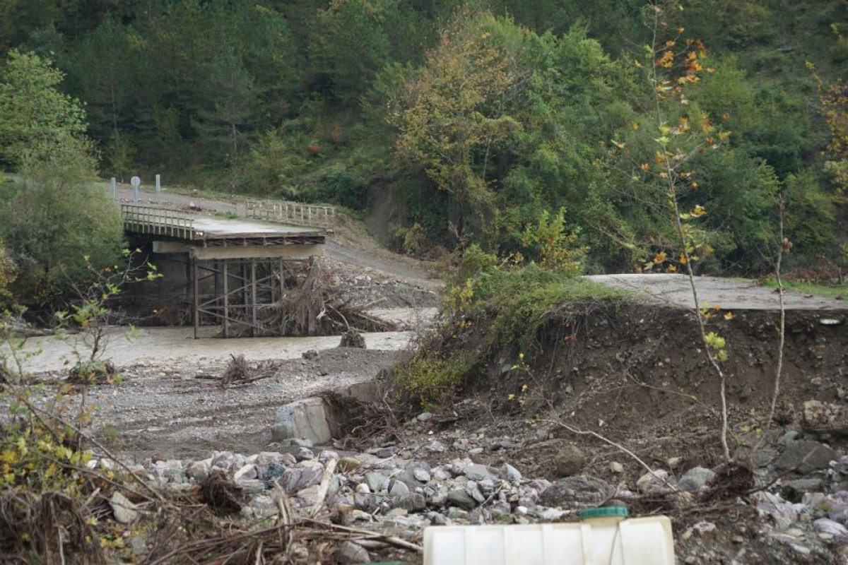 Kastamonu da ikinci sel felaketinin ardından köprüler onarıldı #6