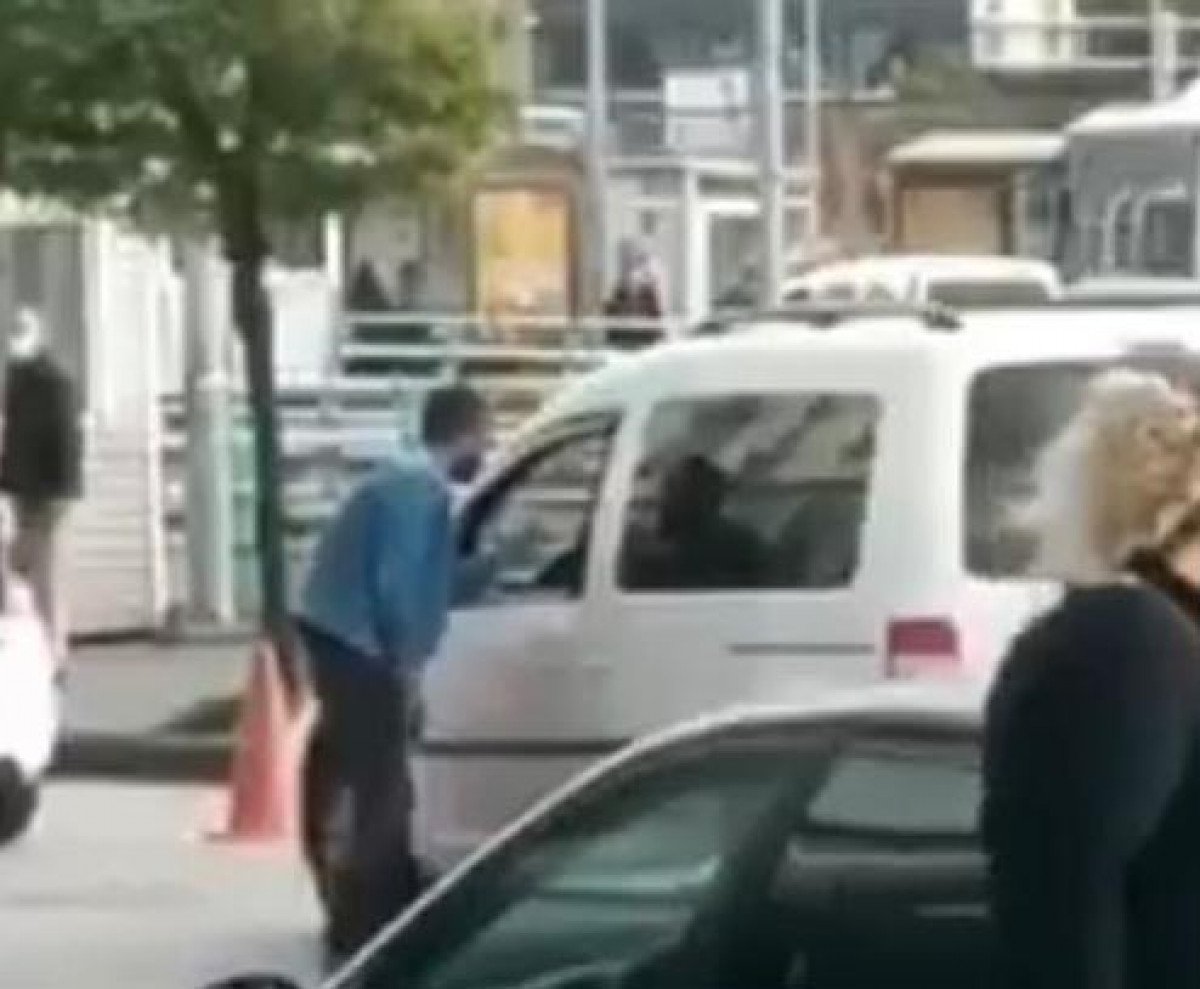 Zonguldak ta taksi şoförünün milli diskçiyi tehdit ettiği anlar #2
