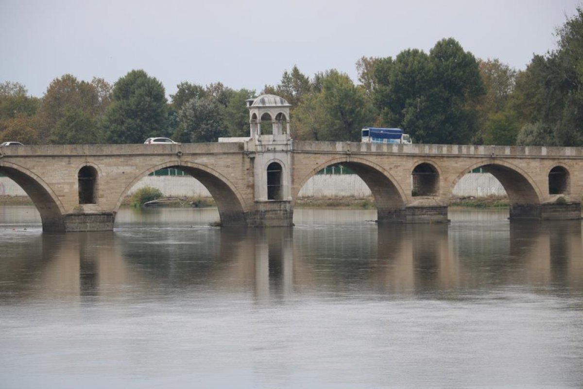 Edirne de nehirlerde su taşkını yaşandı #6
