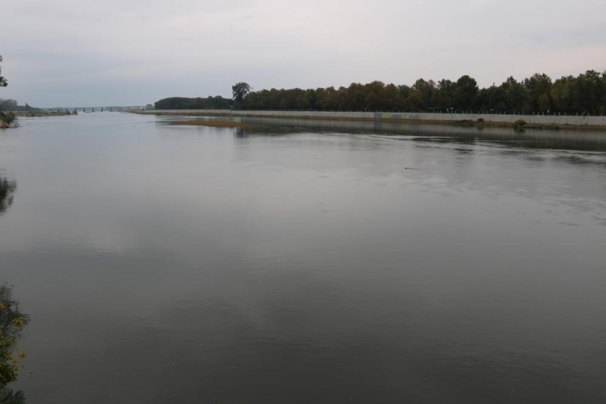 Edirne de nehirlerde su taşkını yaşandı #5