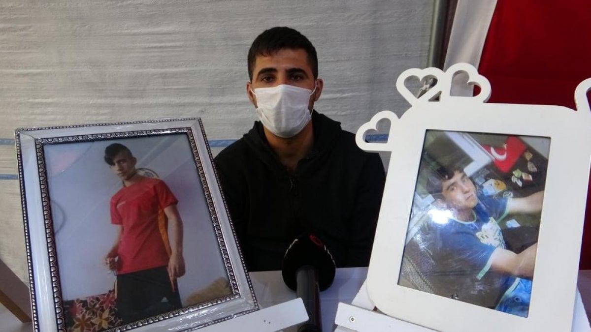 Diyarbakır da nöbete katılan ağabey: Kardeşimi HDP kaçırdı #4