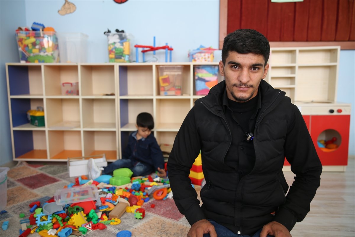 Mardin’de protez bacağına kavuşan Muhammed, okula başladı #7