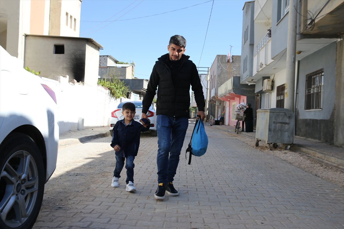 Mardin’de protez bacağına kavuşan Muhammed, okula başladı #4