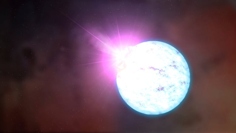 Büyük enerji patlamaları salan yıldız, şimdiye değin keşfedilen türünün ilk örneği olabilir