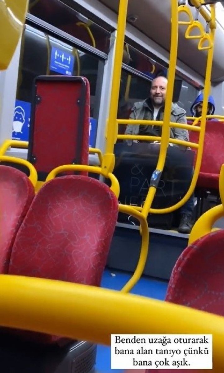 Bergüzar Korel, Halit Ergenç'e aşkını otobüste haykırdı